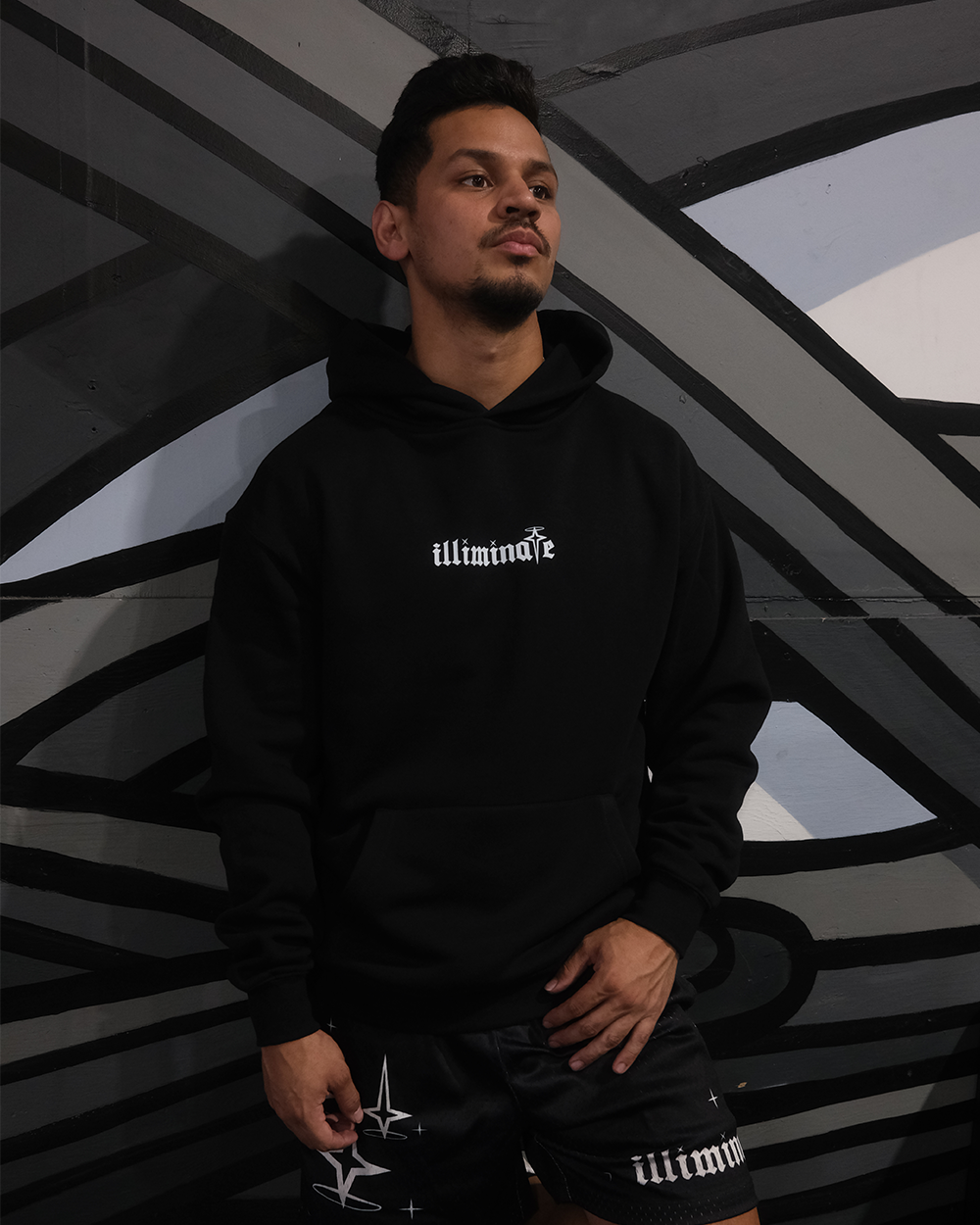 BLACK REJECTION HOODIE