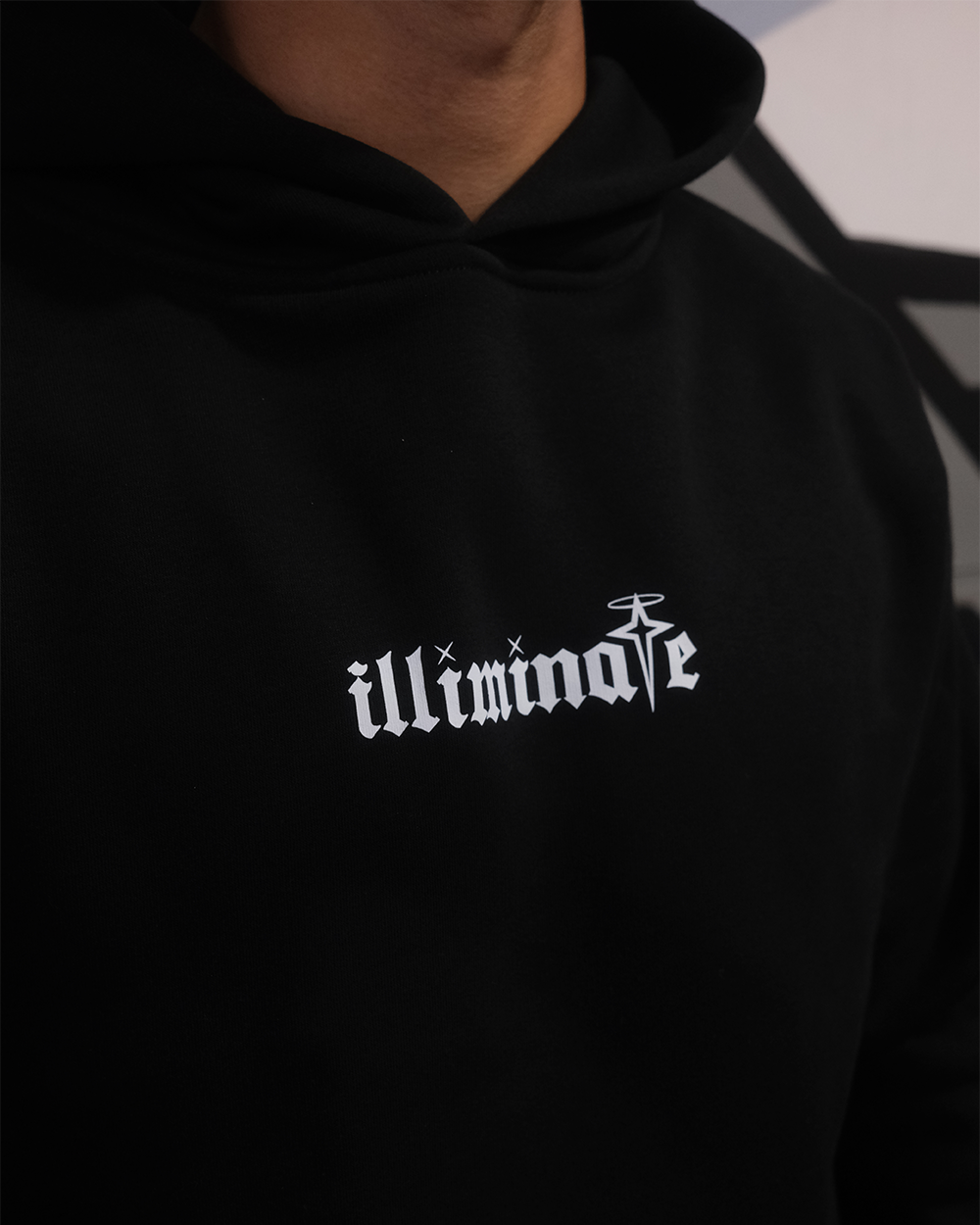 BLACK REJECTION HOODIE