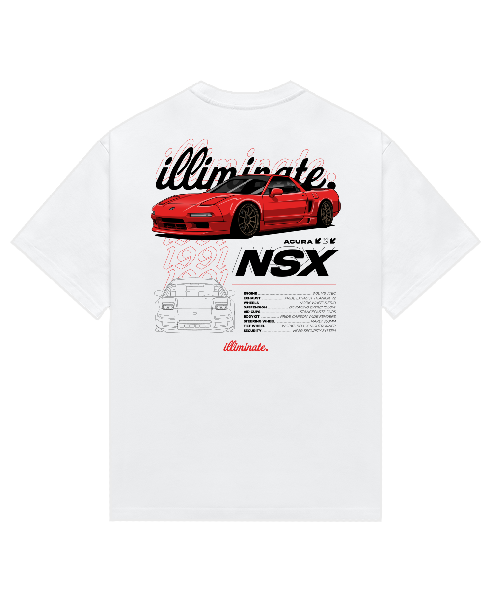 NSX WHITE TEE