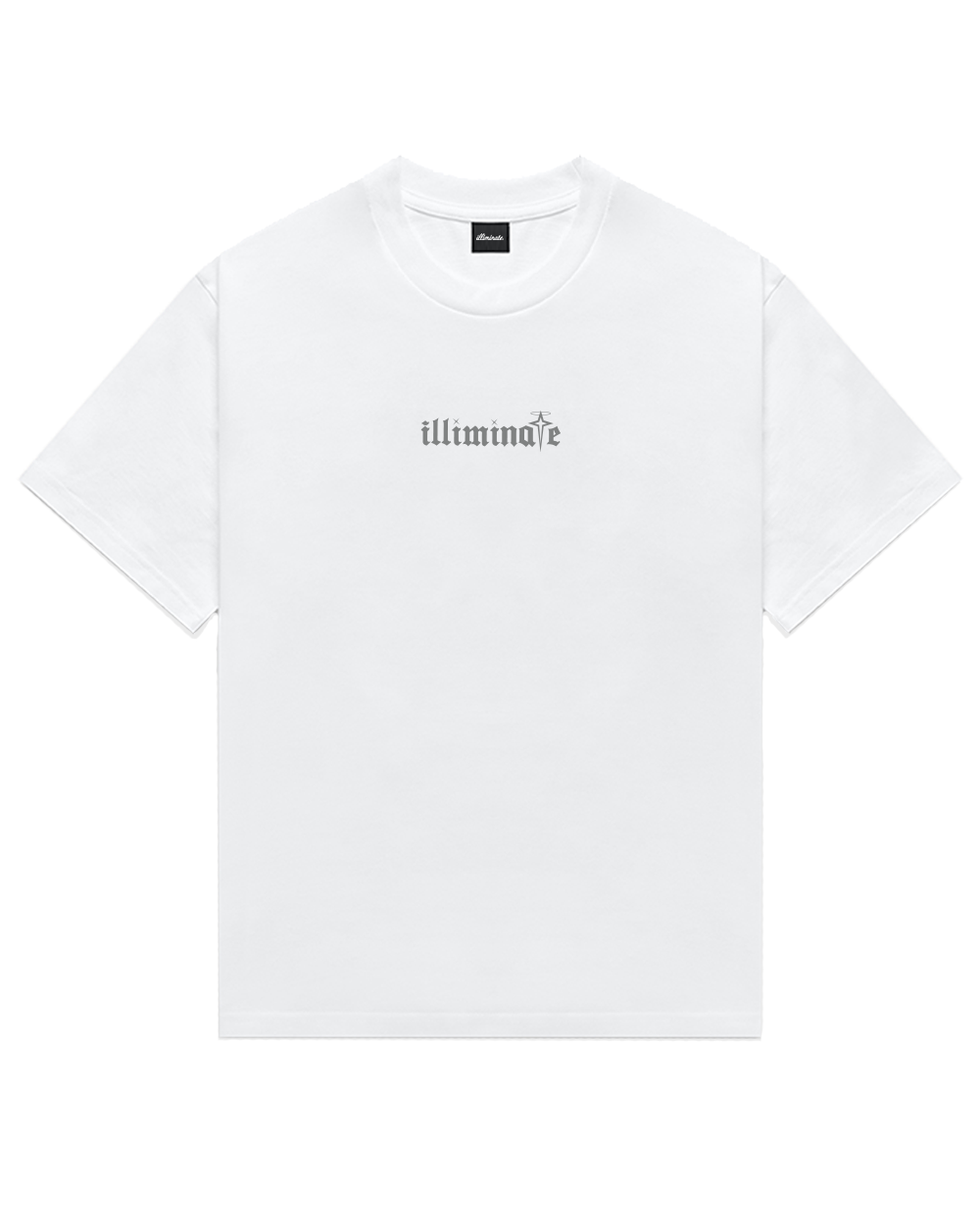GREY REJECTION WHITE TEE
