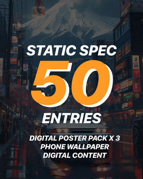 Static Spec // 50 ENTRIES