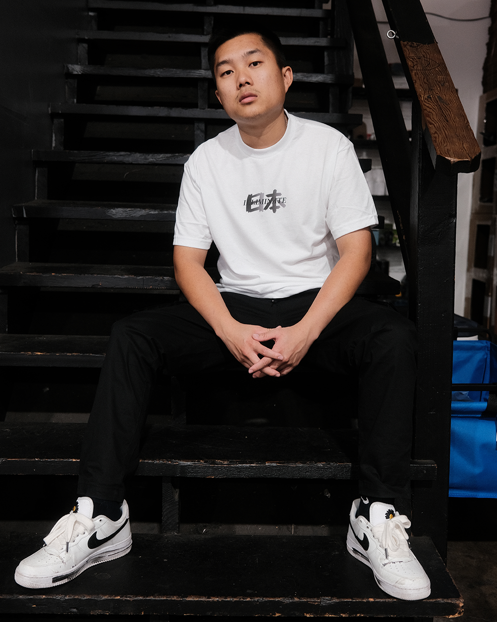 GRAY-DIENT TEE