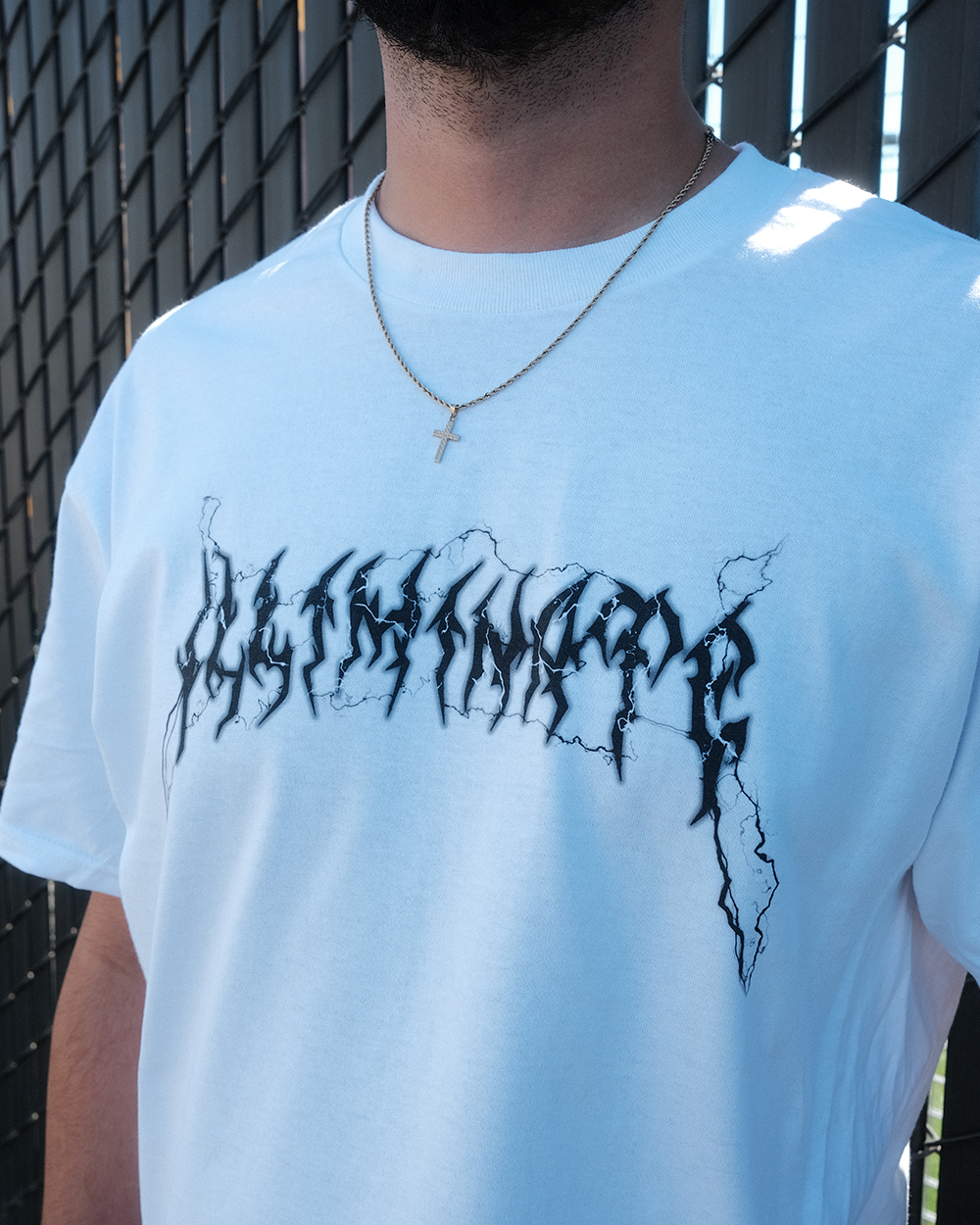 WHITE STATIC TEE