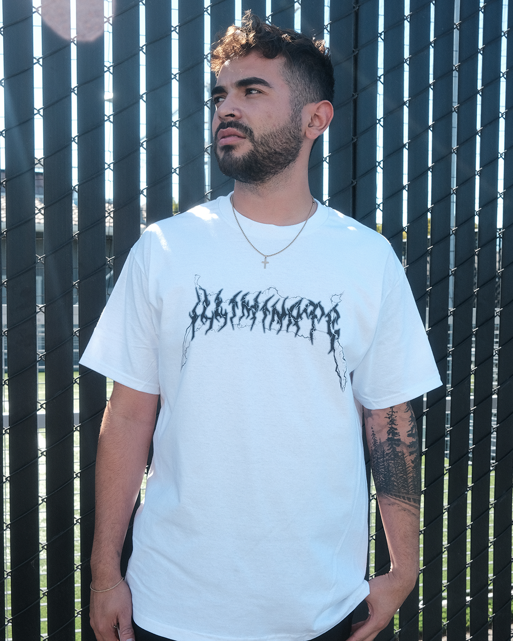 WHITE STATIC TEE