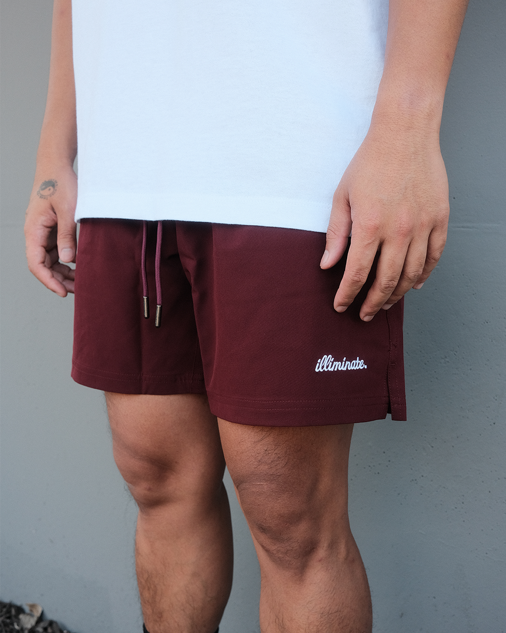 DARK CHERRY PREMIUM SHORTS