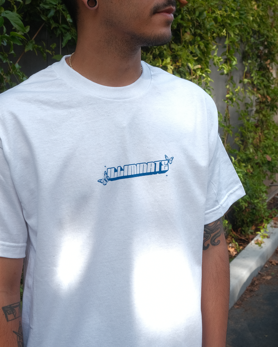 White Butterfly Tee