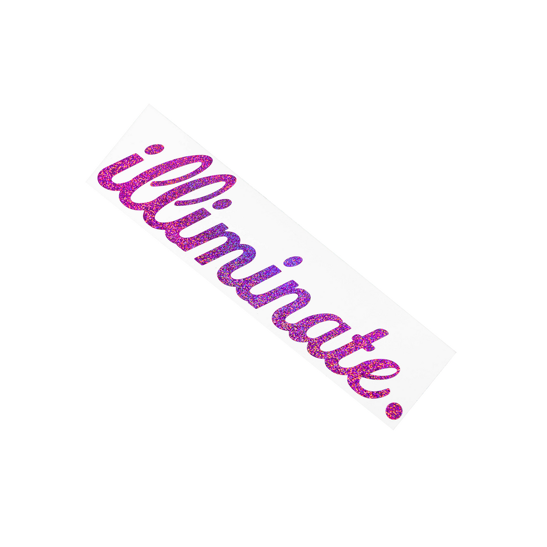 Illiminate Decal - Raspberry Flake