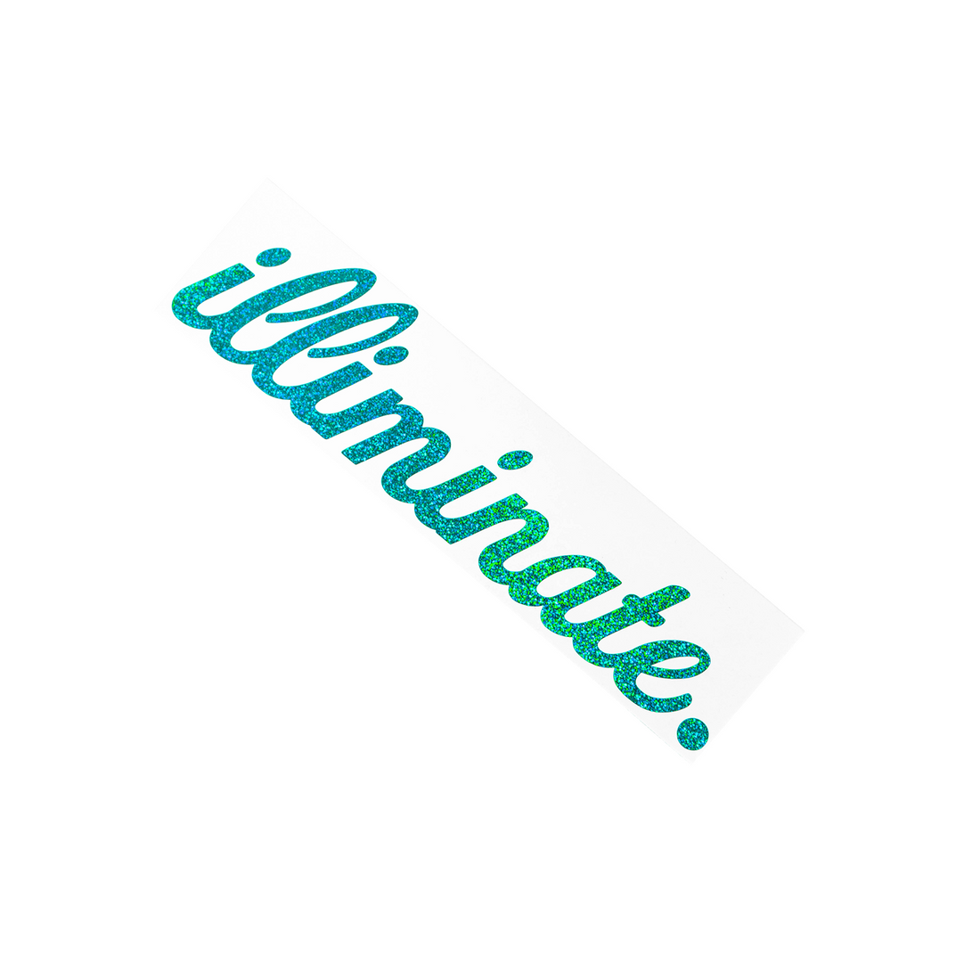 Illiminate Decal - Teal Flake