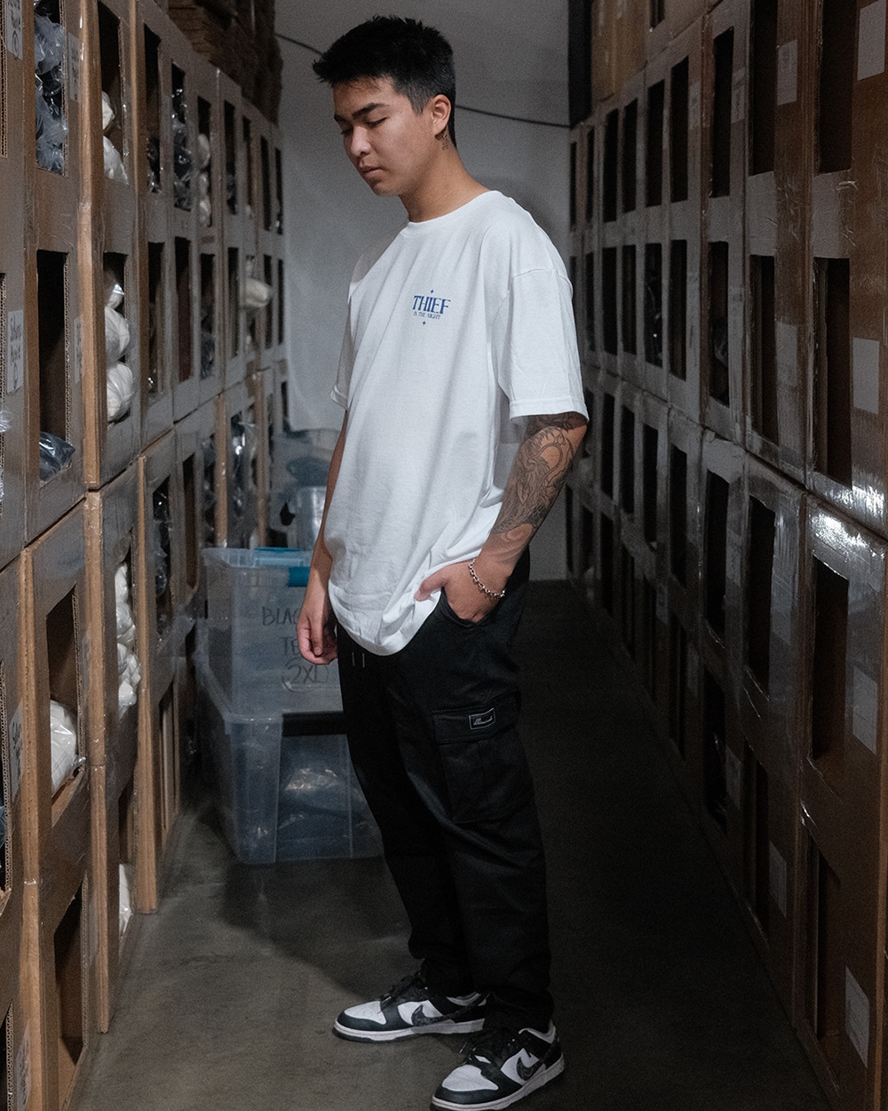 Thief In The Night White Tee