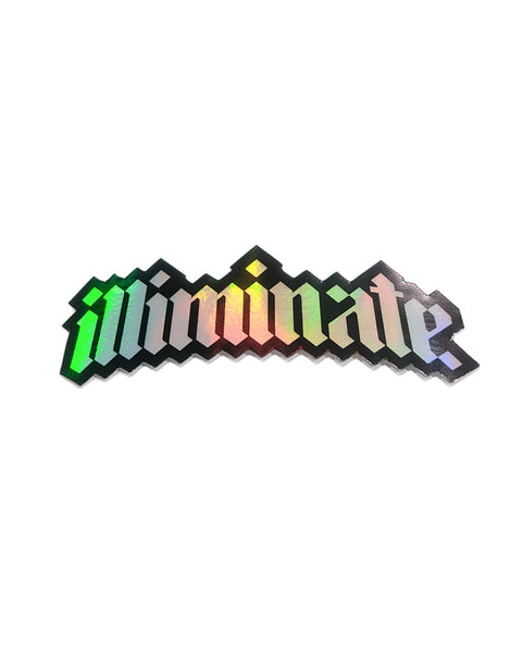 HOLO CURVED GOTHIC STICKER // 20 ENTRIES