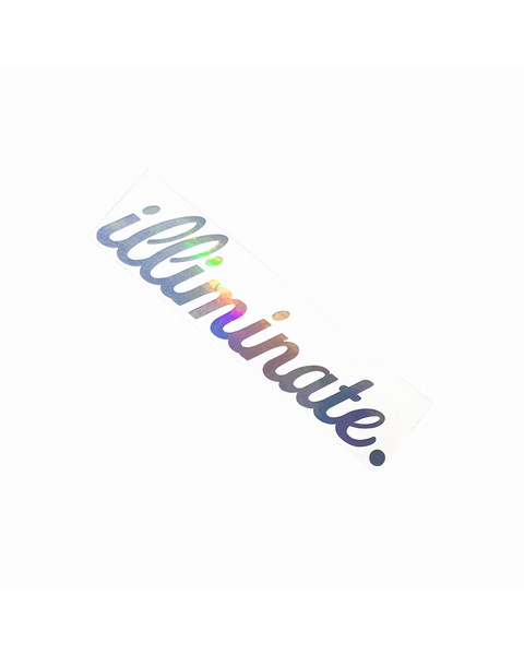 SILVER OIL SLICK DECAL