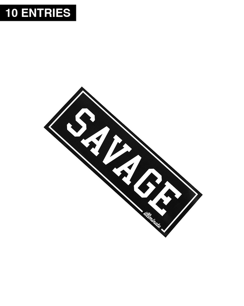 Savage Bumper Sticker