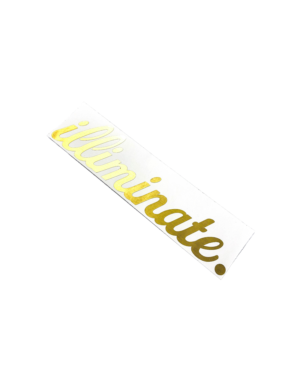 BRUSH GOLD DECAL